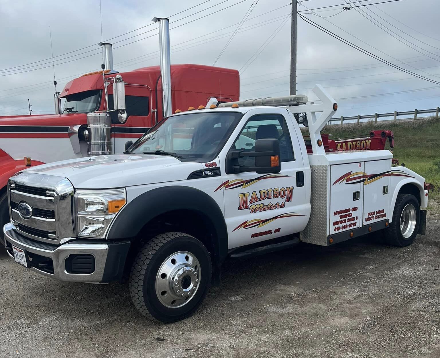 Towing Company Oil Station