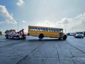 Read more about the article Not Your Average Tow: What It Takes to Move a Bus